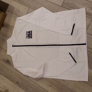 Team USA  mens XL full zip New see photo of imperfections